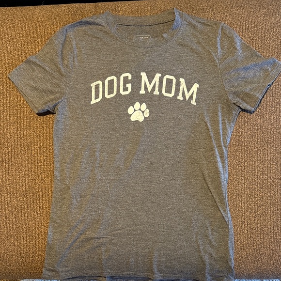 Modern Lux Gray Dog Mom Tee - Picture 1 of 1